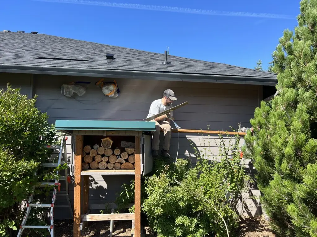 Eaves Repair Painting Project in Vancouver