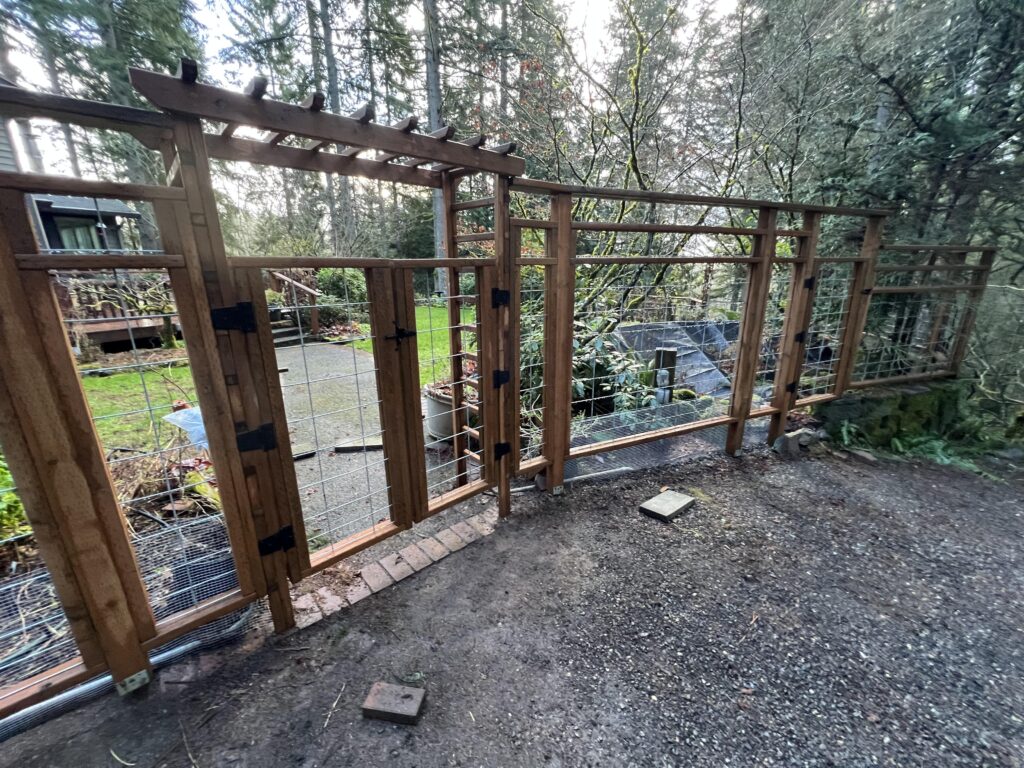 Deer-Proof Fencing Installation in Brush Prairie