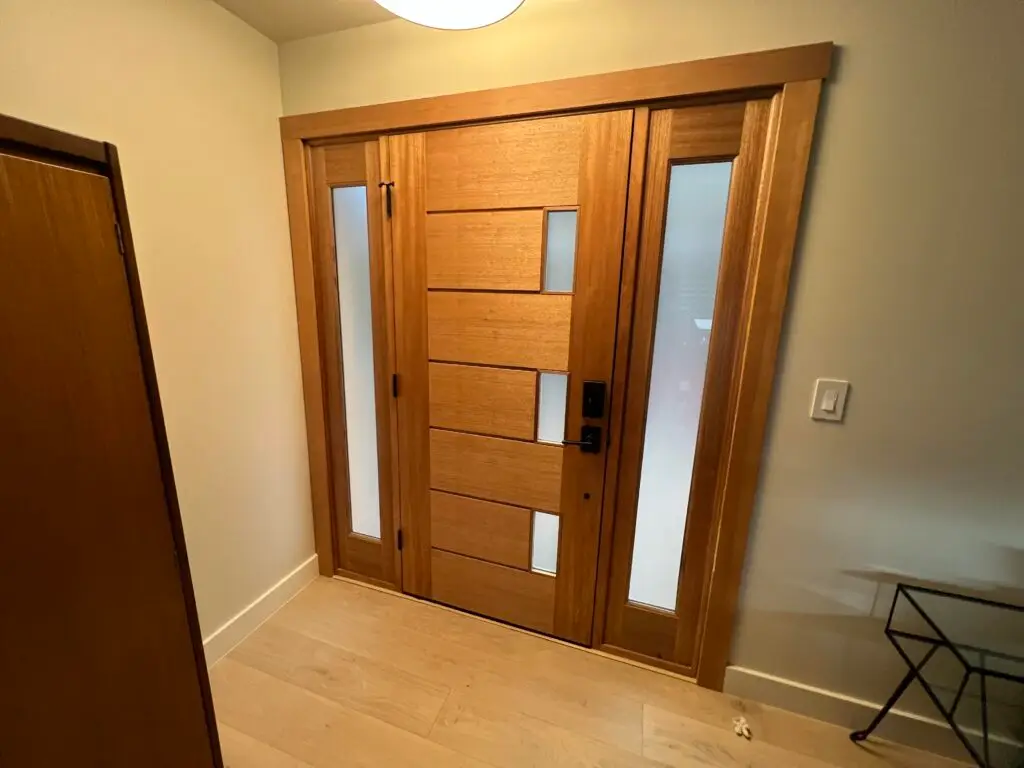 Mahogany Door Trim Replacement in Vancouver